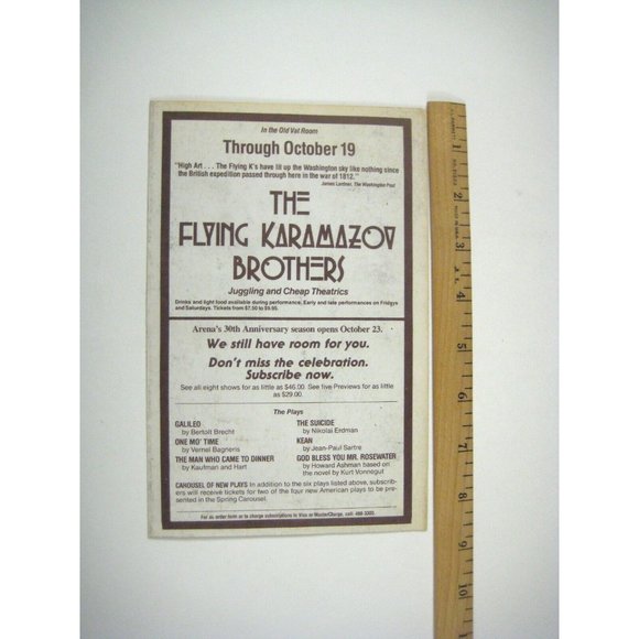 Gertrude Stein Program 1980 Arena Stage 30th Mary Martin Pat Carroll Milton Moss - Picture 7 of 7